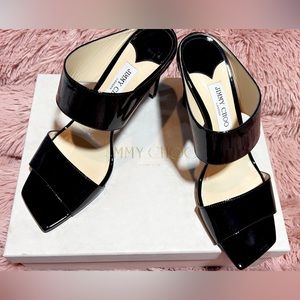 Jimmy Choo black patent heels size 41